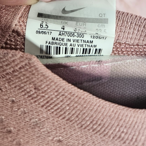 Nike Pink and Brown Slip-On Sneakers - Picture 3 of 4